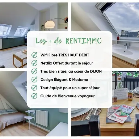 Apartamento Le Moderne - Architect - Familial - Hypercentre - Rent Immo Dijon